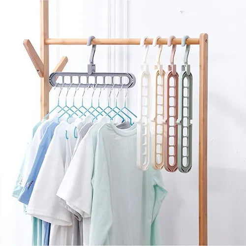 9 En 1 Colgador Organizador Ropa Gancho