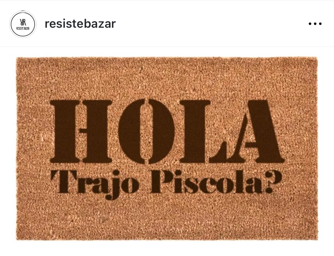 Choapino “Hola trajo Piscola? 40x60